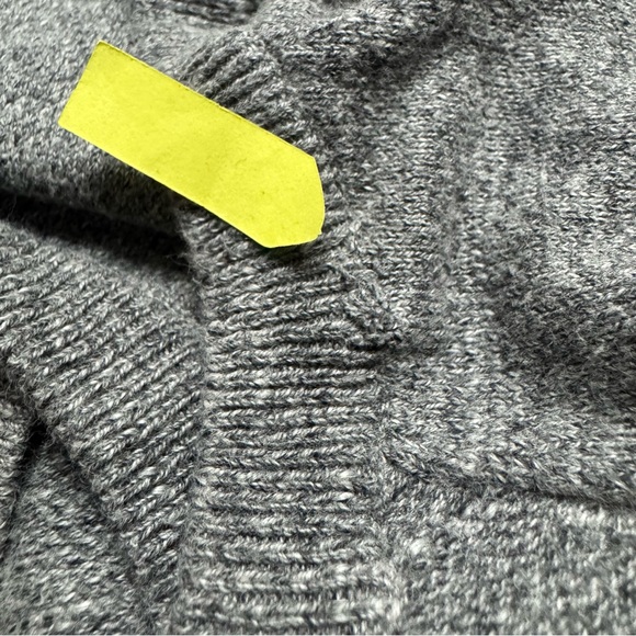 2 J.Crew Rugged Crewneck All Cotton Sweaters In Green, Gray Size: S (Slim Fit) - Picture 7 of 7